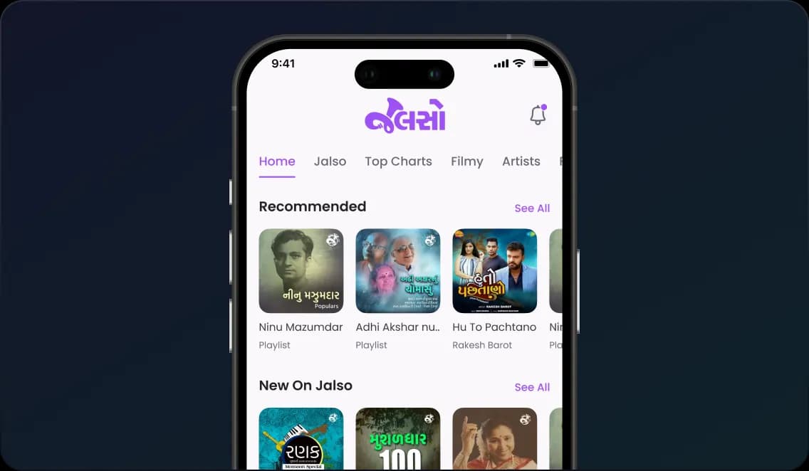 Jalso - Music, Podcast & Audio Streaming App